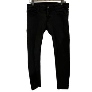 Lip Service Faded Black Button Fly Size 32x30 Goth Emo Rocker Jeans.